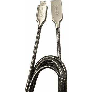 felixx Daten- Ladekabel Metall f&#252;r Apple, 1m, USB-Anschluss