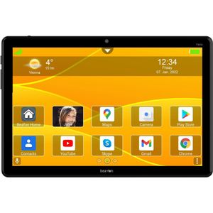 Bea-Fon Tablet TW10 32 GB Zilver (10.10", 32 GB, Zwart), Tablet, Zilver