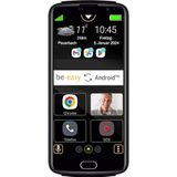 Beafon, M7 Premium, smartphone, 4G, draadloos opladen, mobiele telefoon voor senioren met SOS-noodoproepknop, veiligheidszone, vingerafdruk, harde toets, display 5,5 inch