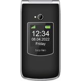 Bea-Fon SL605 (2.40"", 32000 MB, 0.30 Mpx, 2G), Sleutel mobiele telefoon, Zilver, Zwart