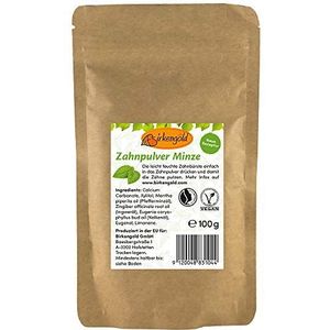 Birkengold Munt Tandpoeder - Navulverpakking 100 g