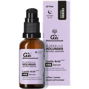 GG's True Organics Lactic Acid +HA Serum - 30 ml