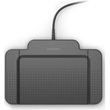 Philips ACC2330 Voetschakelaar USB - Versie met 4 Pedalen - Waterdicht Ontwerp - Zwart