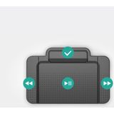 Philips ACC2330 Voetschakelaar USB - Versie met 4 Pedalen - Waterdicht Ontwerp - Zwart