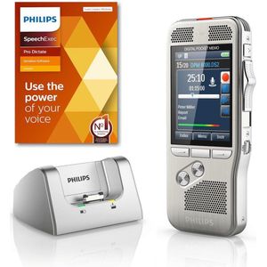 Philips Pocket Memo DPM8200 Flashkaart Zilver