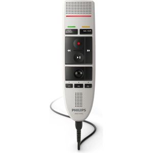 Philips SpeechMike III Dicteermicrofoon - 2de Generatie, Ruisonderdrukkende microfoon, Druktoetsen, USB kabel (vast)