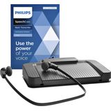 Philips LFH7177/06 transcriptieset voor digitale dictafoon met USB-pedaal ACC2330, LFH0334 stereo hoofdtelefoon, SpeechExec Transcribe-software, SpeechExec-abonnementsversie voor 2 jaar