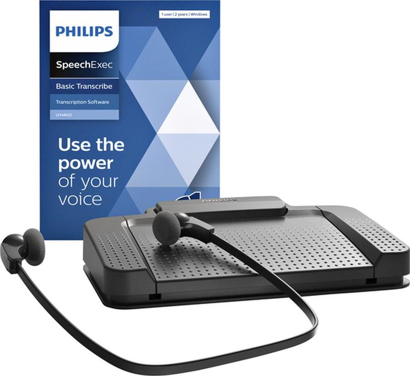 Philips SpeechExec Transcription Set Spraakherkenning 2 jaar