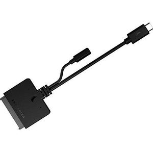 Angelbird C-SATA USB-C 3 naar SATA adapter voor SSD en interne harde schijven, zwart [Trim Support]