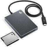 Angelbird CFS31PK Externe geheugenkaartlezer USB-C 10 Gbps Zilver