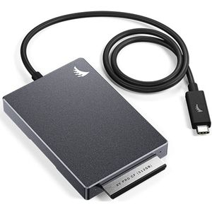 Angelbird CFS31PK externe geheugenkaartlezer USB-C 10Gbps zilver