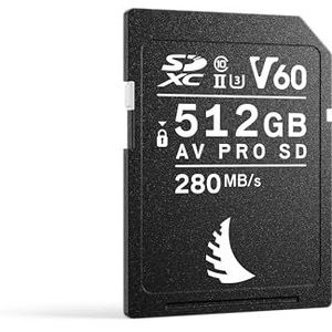 Angelbird - AV PRO SD V60 MK2 - 512GB - SDXC UHS-II Geheugenkaart - Tot 6K