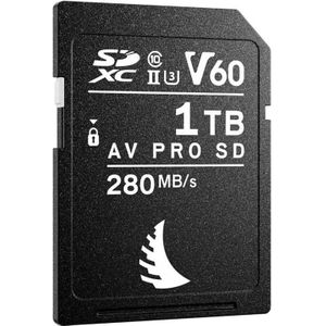 Angelbird - AV Pro SD MK2 V60 - Geheugenkaart - Zwart - 1TB