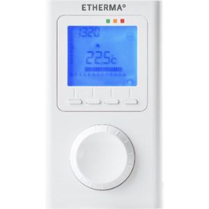Etherma ET-14A - Draadloze Klokthermostaat - Geschikt voor infrarood - Zoneregelaar - 868 MHz - 3V
