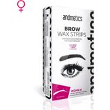 Andmetics - Ontharingsstroken - Voor Wenkbrauwen - 40 Stuks - Koude Wax