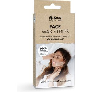 andmetics NATURAL by andmetics FACE Wax Strips 20 Stück