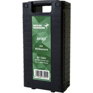 Revier Manager - 6V - 12Ah Akku Koffer 6V 12Ah Batterij case - Zwart