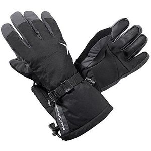 Black Crevice Handschoenen voor volwassenen, meerkleurig (zwart/grijs), XL