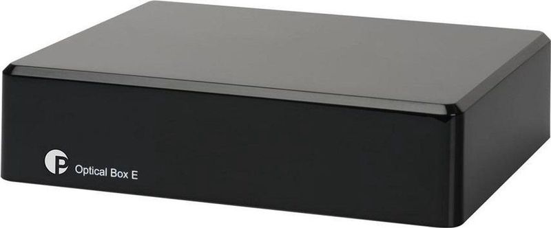 Optical Box E - Phono Voorversterker - Zwart - A/D Converter - RCA & Optisch
