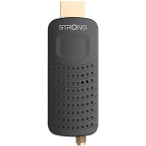 STRONG SRT82 HDMI Stick DVB-T2 Decoder HDMI Stick DVB-T2 compatibel met HEVC265 – receiver/tuner TV met opnamefunctie (HDMI, Scart, USB, Dolby Digital Plus) – zwart