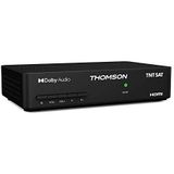 Thomson THS 806 TNTSAT HD, DVB-S2, voor de ontvangst van TNT gratis via satelliet, TNTSAT-kaart geldig 4 jaar inclusief, HDMI, Scart, Spdif, USB, RSS-Stream, stroomvoorziening 230/12 V inbegrepen