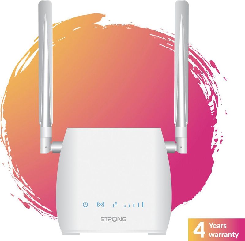 STRONG 300M 4G LTE Wifi Router - 150 Mbps - Wit