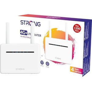 Strong Wifi-router 4G + ROUTER1200 2,4 GHz, 5 GHz