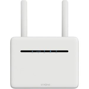 STRONG - 4G+ LTE 1200 Wifi Router - Wit - Tot 300 Mbps - 4 RJ45 Poorten
