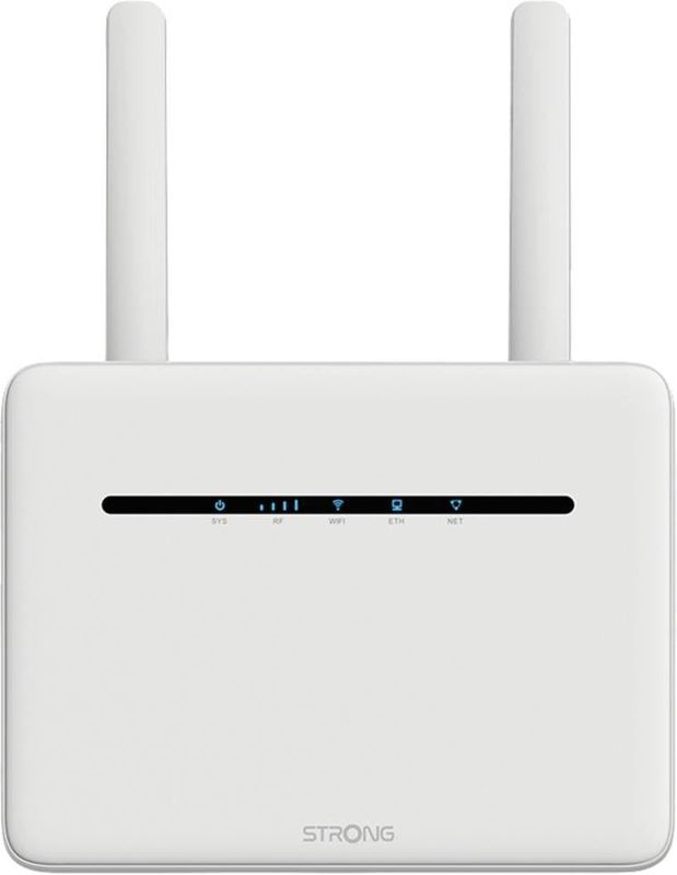 STRONG - 4G+ LTE 1200 Wifi Router - Wit - Tot 300 Mbps - 4 RJ45 Poorten