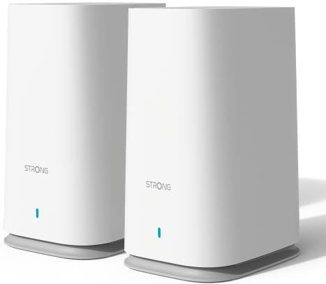 STRONG - MESHKIT2100 - WiFi 5 Mesh Systeem - Dekking 200m2 - Tot 2100 Mbps
