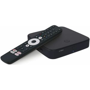 Strong SRT420 HEVC265 4K UHD 2-in-1 Smart TV Box Android en decoder DVB-T2 HEVC265 voor het bekijken van je favoriete programma's Netflix, DAZN, Prime Video