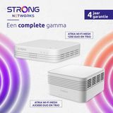 STRONG - WiFi Mesh Kit - Atria - Wit - 1200 Mbps - Tot 300 m² Dekking