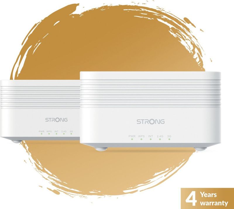 Strong MESHKITAX3000 2-pack Mesh-netwerk 3000 MBit/S 2.4 GH - 5 GHz