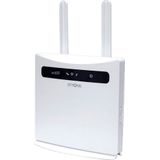STRONG - 4G LTE 300 Wifi Router - Wit - 4 RJ45 Poorten - Eenvoudig te Installeren