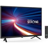 STRONG - HDTV 32"" (80 cm) SRT32HF2003 - Drievoudige tuners - 2 HDMI-poorten (1 ARC) + 1 USB-poort + Optisch + Mini-AV + Terrestrisch/Sat - Zwart