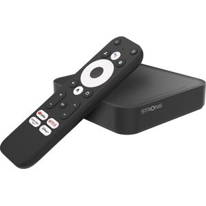 STRONG LEAP-S3 Google TV, 4K, HDR, Dolby Vision, Dolby Atmos, Chromecast, Google Voice Assistent, Netflix, Disney +, Prime, Wifi, LAN, Bluetooth