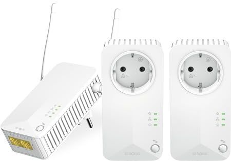 STRONG - Powerline Wifi 600 Kit - Wifi - Wit - 600 Mbps