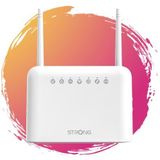 STRONG 4G LTE Router 350 – verbetert je internetverbinding, ideaal voor campingbus of weekendhuis, router voor alle SIM-kaartformaten, met hoge veiligheid en 150 Mbit/s