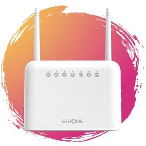 STRONG 4G LTE 350 Router - Verbetert je internetverbinding, ideaal voor de camping bus of weekendhuis, router voor alle simkaartformaten, met hoge beveiliging en 150 Mbit/s