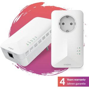 STRONG Kit Powerline Wifi 1000 - 1000 Mbps - Wifi 1200 Mbps - Wit