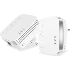 Strong - POWERL600DUOMINI - Powerline - Wit - 600 Mbit/s - Duo Kit Mini