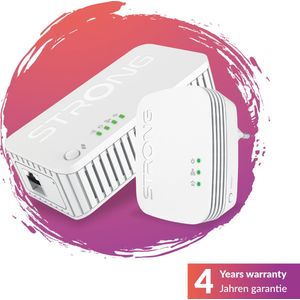 STRONG - Powerline Wifi 1000 Kit - Duo Prise CPL Wifi - Wit - 1000 Mbps