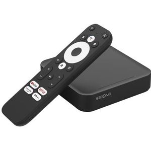 STRONG - Leap-S3 Ultimate - Streaming Box - Zwart - 4K UHD, Dolby Atmos & Vision, Geïntegreerde Chromecast