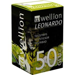 Wellion - Leonardo - Glucose Teststrips - 50 Stuks - Geschikt voor Wellion Meter