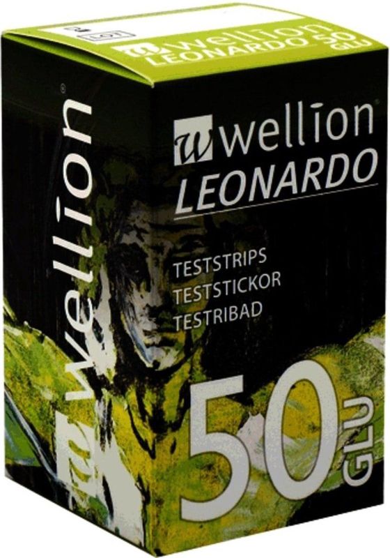 Wellion - Leonardo - Glucose Teststrips - 50 Stuks - Geschikt voor Wellion Meter