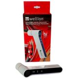 Wellion - Infrarood Voorhoofd- en Oorthermometer - Koortsmeting - Geheugen voor 9 Metingen - Kleurindicator