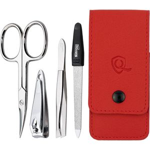 marQus Manicureset 4-delige reisset met vijl uit Solingen nagelverzorgingsset nagelschaartje en nagelset