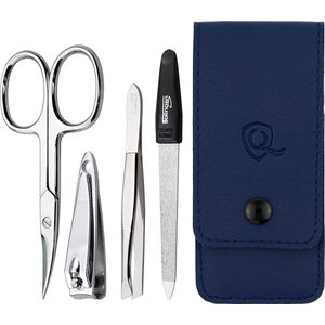 marQus Manicureset 4-delige reisset met vijl uit Solingen nagelverzorgingsset nagelschaartje en nagelset