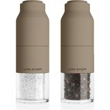 LARS NYSØM - Omvendt Zout- en Pepermolenset - Roestvrij Staal - Taupe Brown