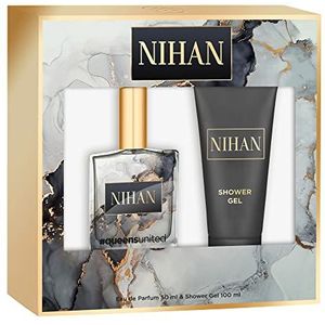 Nihan Black Cadeauset met eau de toilette 50 ml + douchegel 100 ml